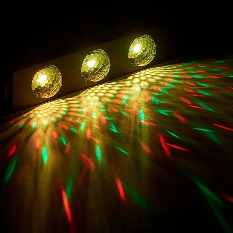 Car Interior Atmosphere Foot Light USB RGB LED Starlight Ambient Decorative Carpet Lamp Kit Remote Control Sound Decoration |