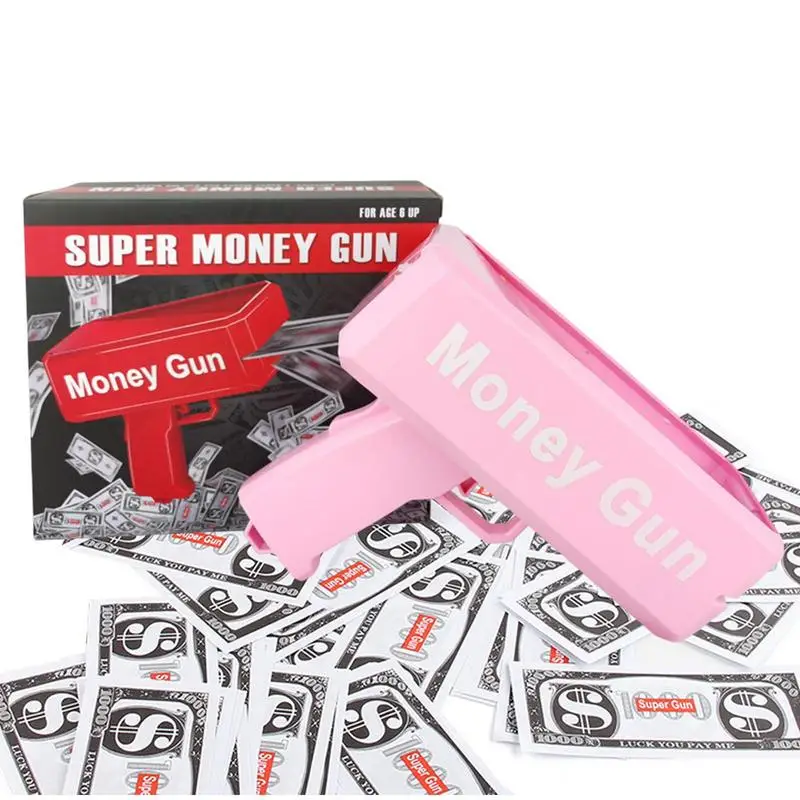 

Money Spray Shooter Money Shooter Fake Money Handheld Toy Make It Rain Toy Cash Shooter Cash Machine For Movies Game Wedding