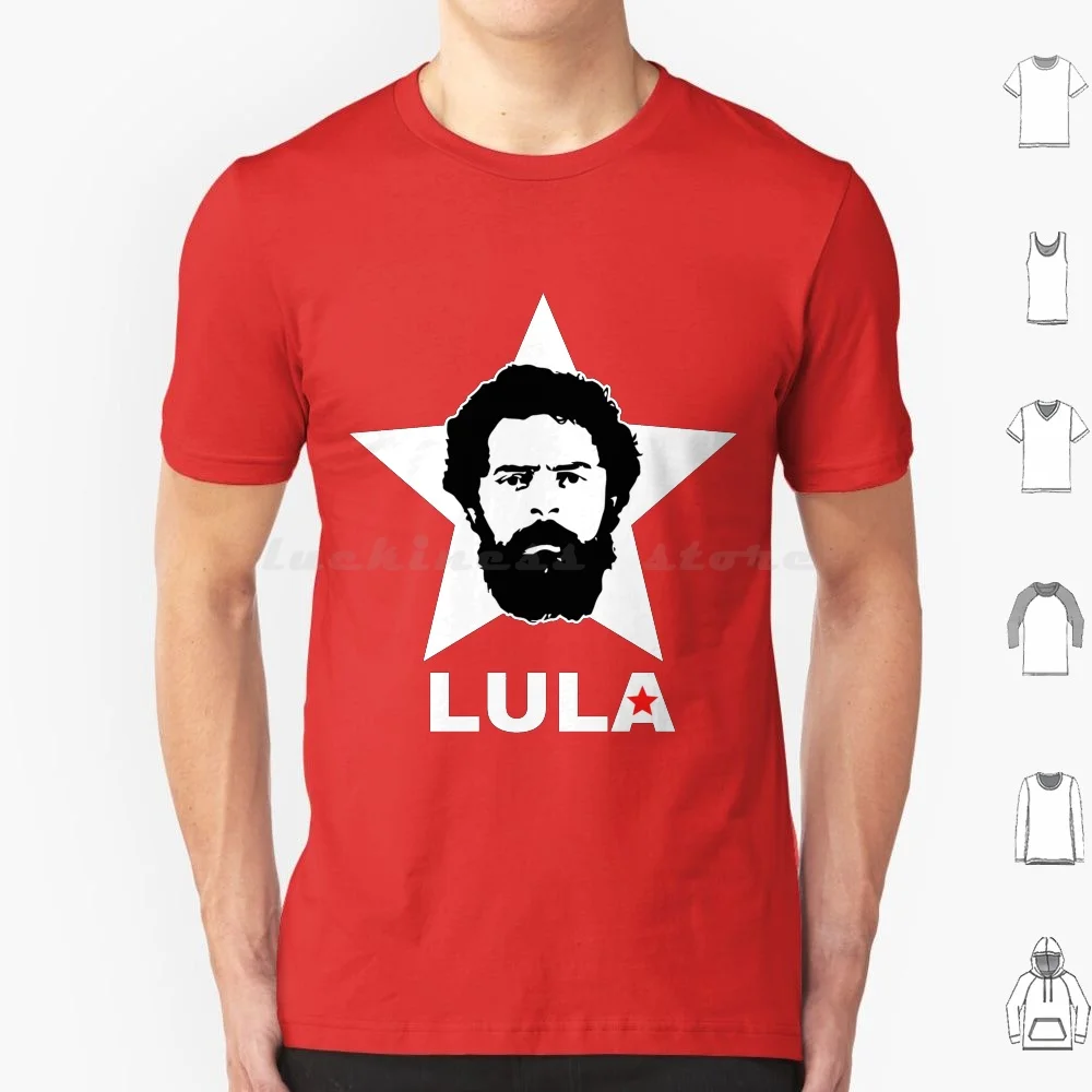 

Lula Livre , Lula 2022-White T Shirt Cotton Men Women DIY Print Lula Lula Livre Lula 2022 Lula Inocente Lula Lula