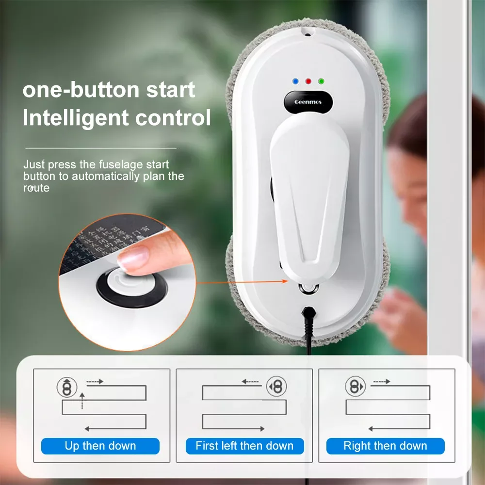 

Робот-пылесос с распылителем воды для мойки окон