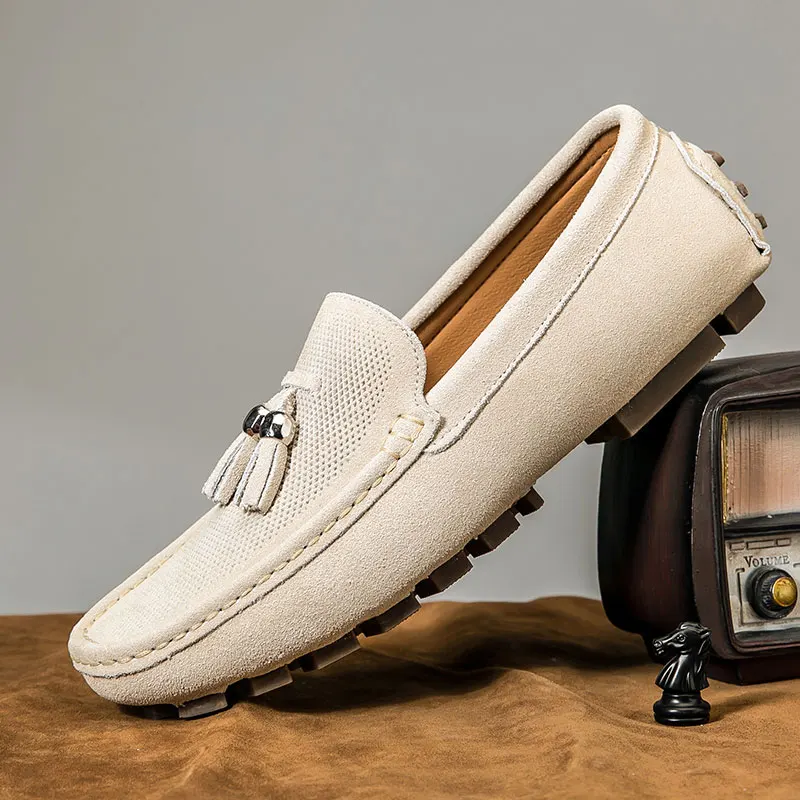 Vanmie повседневные мужские лоферы с кисточками обувь Мягкие Мокасины Роскошные