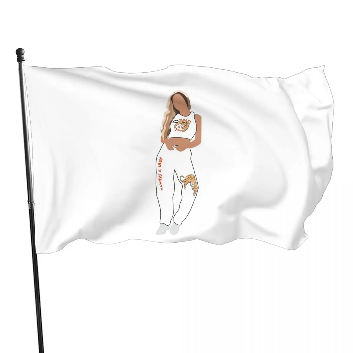 

Addison Rae outdoor banners for family and friends Girl Little fresh Minimal design Harajuku the leisure All-match Soft Durable