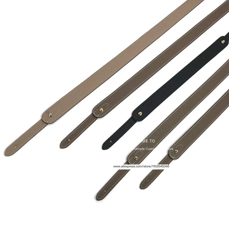 30mm Togo Leather Shoulder Strap For Bag Replaceable shoulderstrap removable bag strap