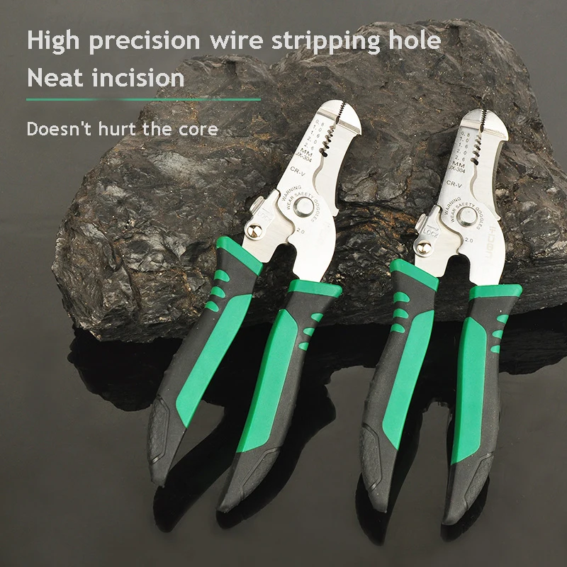 

Wire Stripper Pliers Multi-function Wire Stripping Tool Professional Cable Cutter Electrician Wire Cutter Hand Tool Bolt Cutter