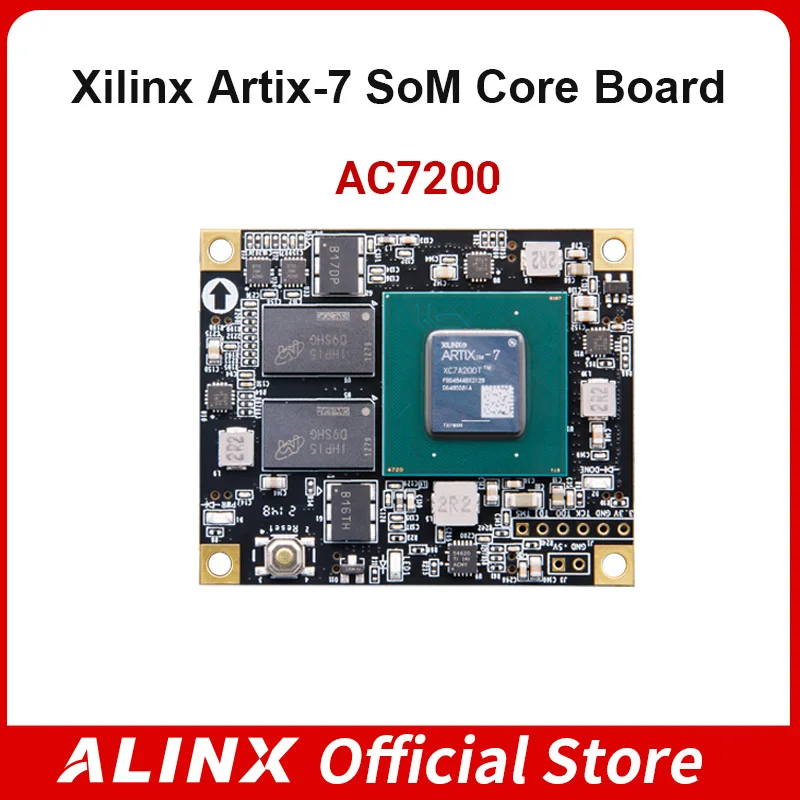 

ALINX AC7200 Xilinx Artix-7 SOM FPGA Core Board XC7A200T Industrial Grade A7 200T