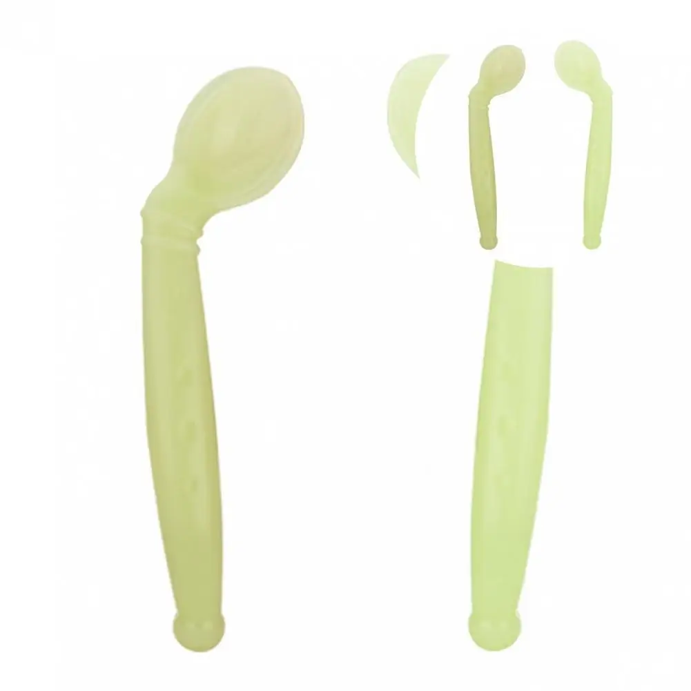 

Great Long Lasting Rounded Head High-Temperature Resistant Toddler Spoon for Nursery Room Baby Spoon Infant Spoon