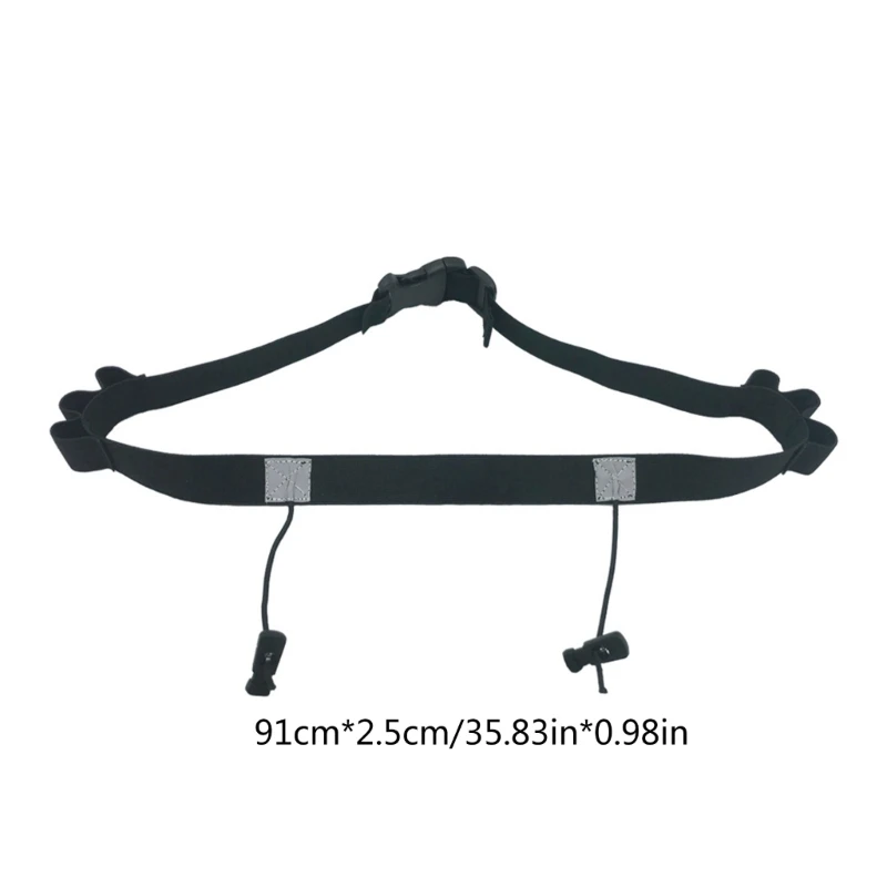 F1FD Ремень с беговым номером нескользящий держатель нагрудников и эластичная