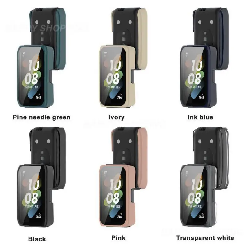 

Чехол из закаленного стекла для часов, подходит для 2 Honor ES, полноэкранная защита для ремешка 7 6 Honor Band 6, защитная крышка