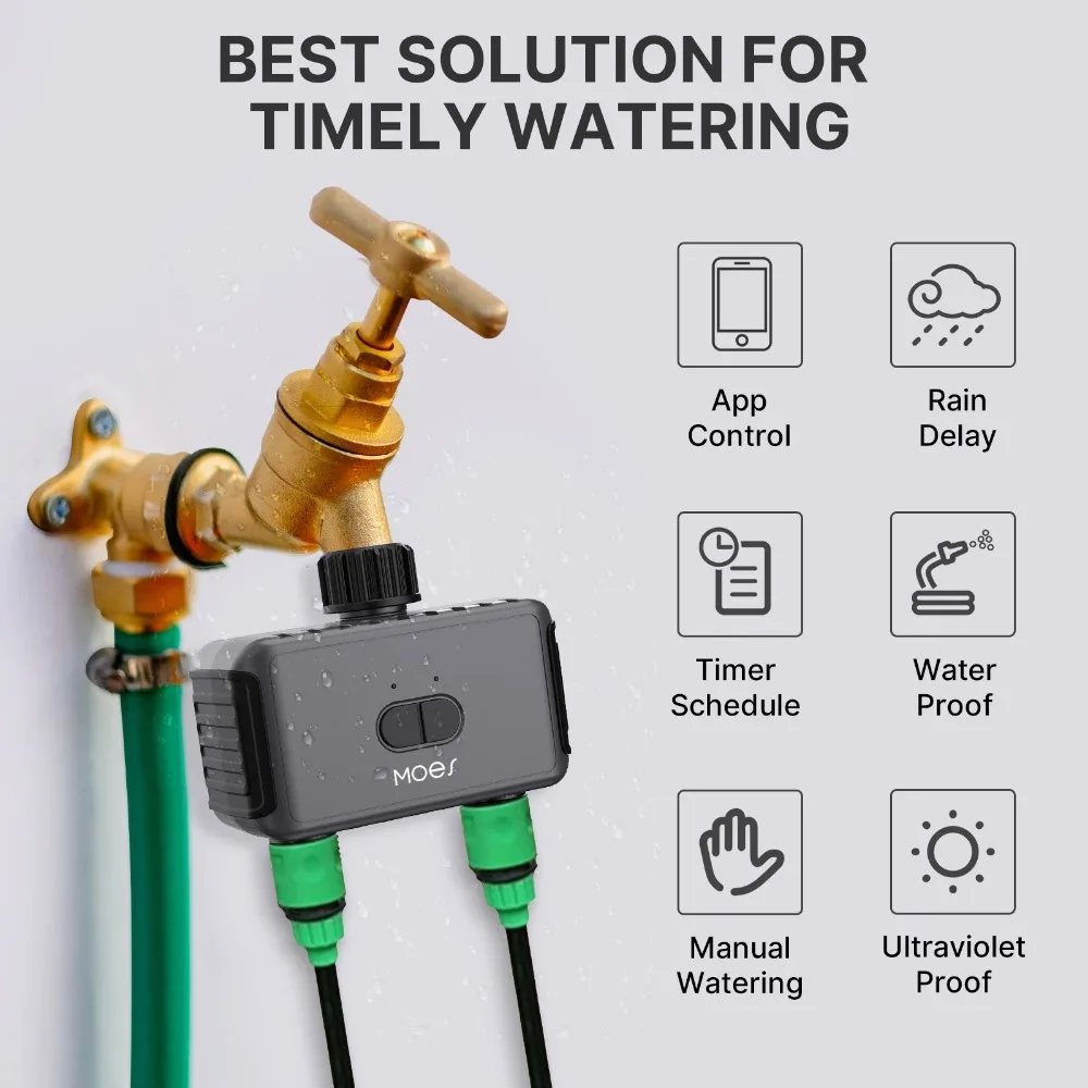 Таймер садового полива простая в использовании Автоматический временный таймер