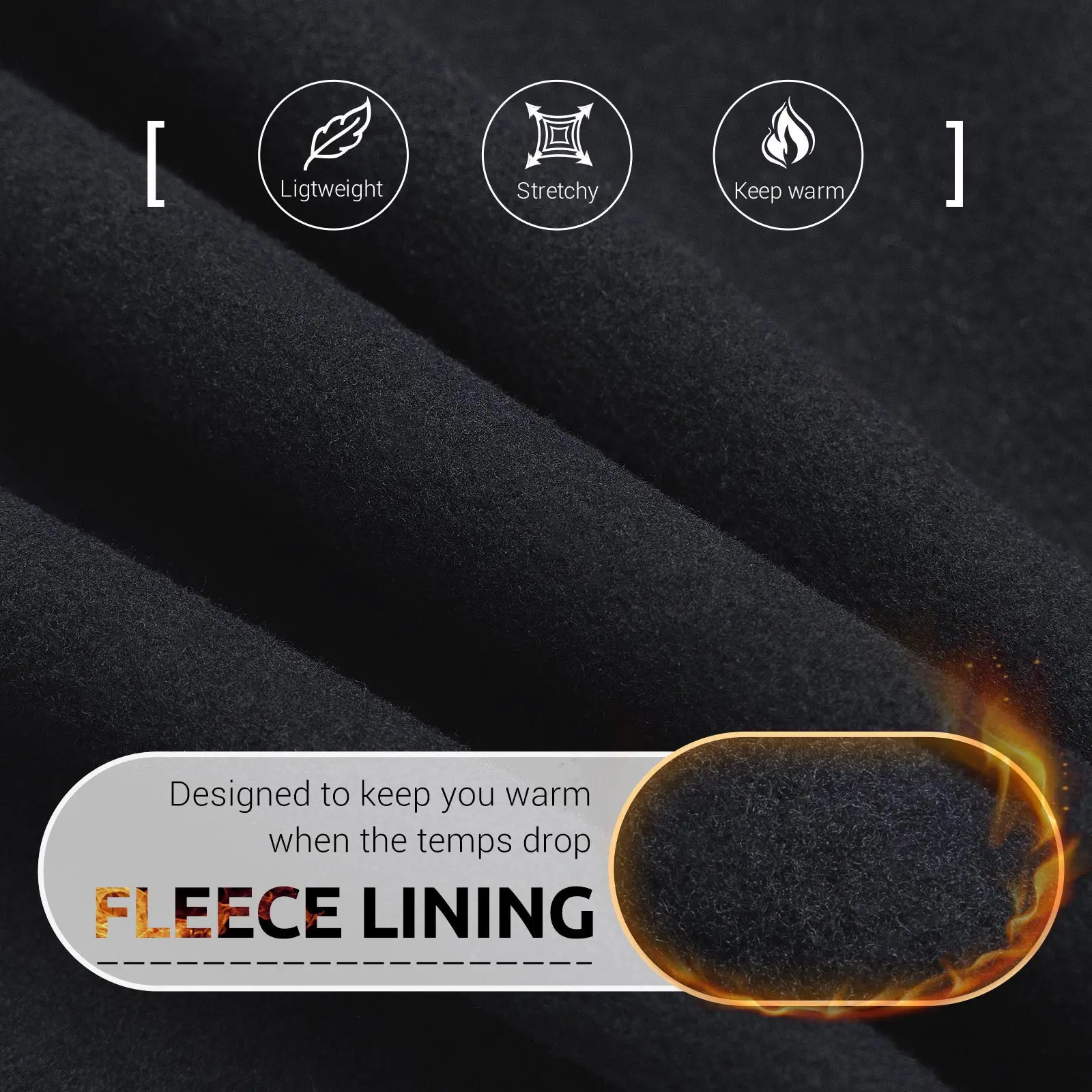 VUTRU Women's Yoga Leggings Thermal Warm Winter Sports Pants High Waisted Tummy Control Fleece Lined  Workout Running Tights