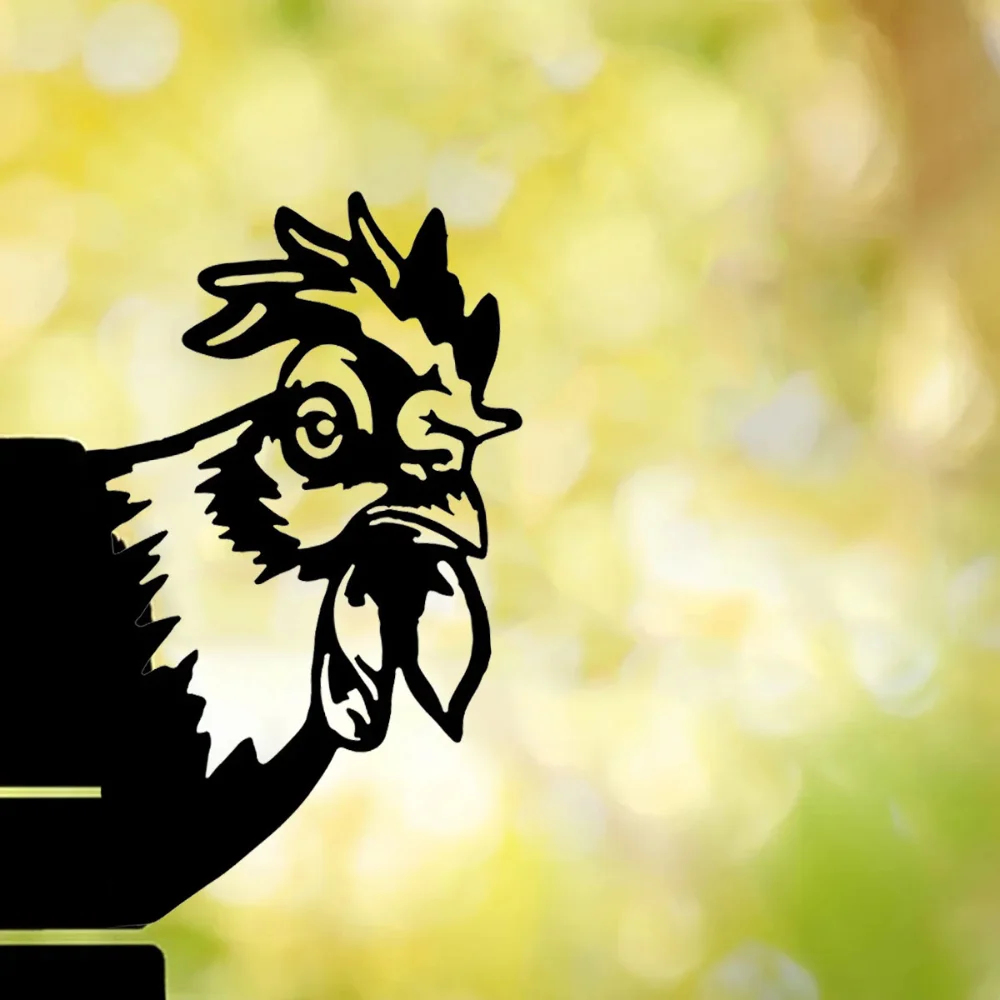 Украсьте свой сад оттенком привлекательности фермерского дома-силуэт головы