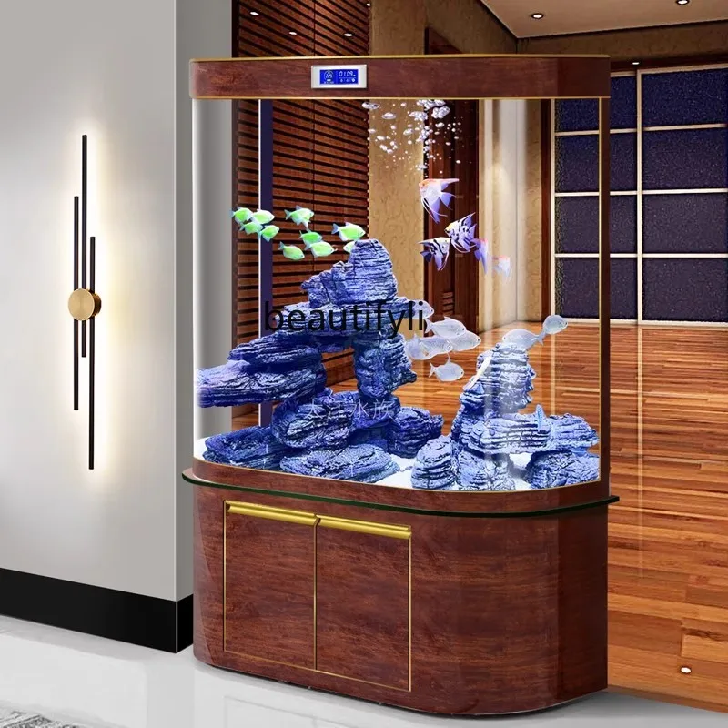 Нижний фильтр для аквариума безводный с автоматической циркуляцией средний и