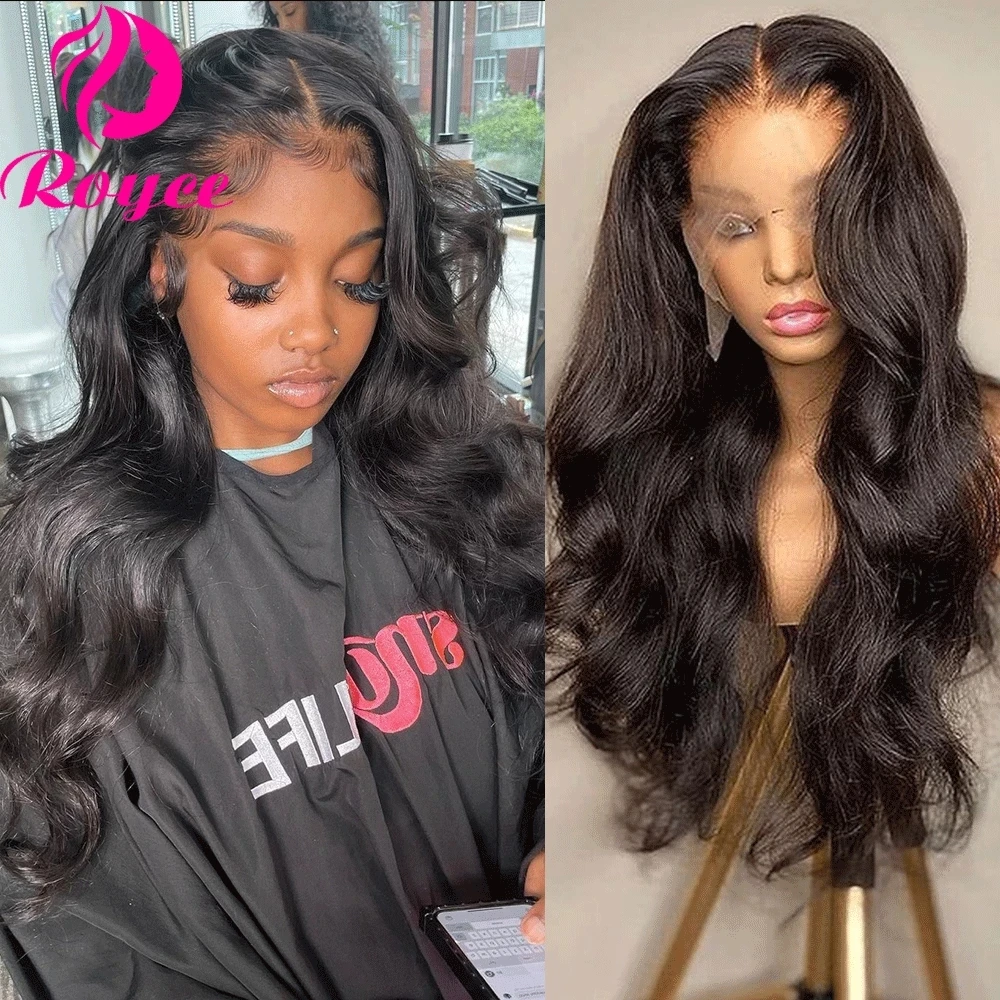 

Body Wave HD Transparent 13x6 Human Hair Lace Front Wigs Pre Plucked Brazilian Lace Closure Wigs For Women Human Hair Lace Wigs