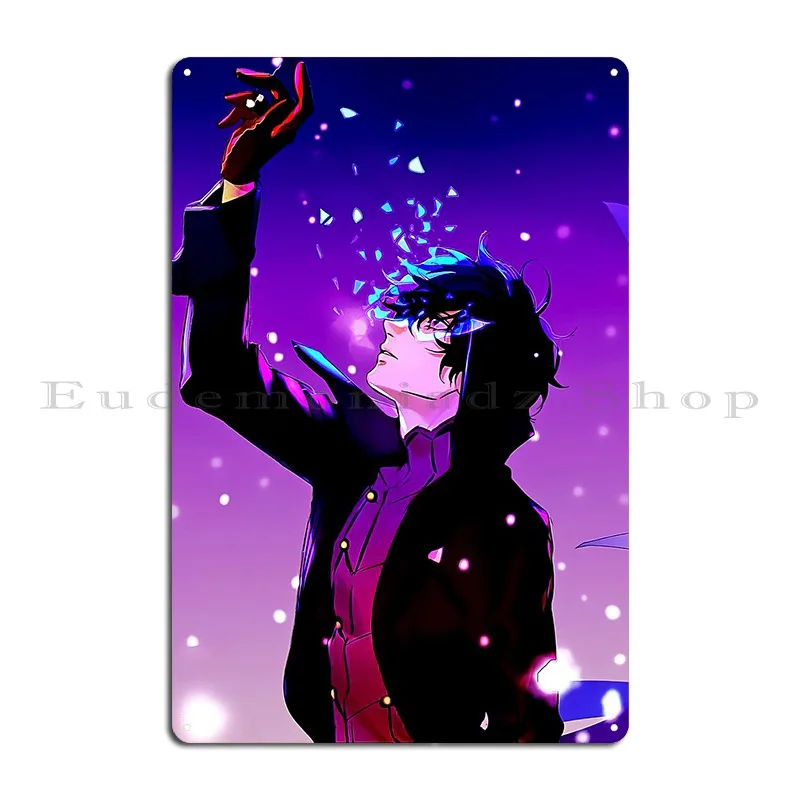 Металлические знаки Persona 5 на заказ настенная пещера Настенная картина для паба