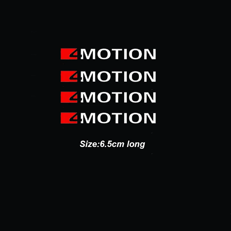 

4 шт. 4 движения автомобильная наклейка наклейка для Volkswagen Rline Magotan Touareg Troc GolfR R36 Talagon