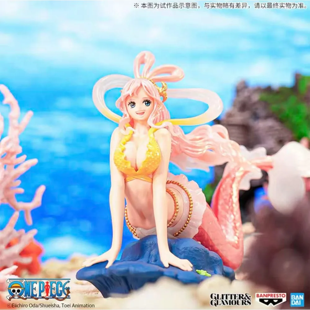 Фото В наличии: Фигурка Bandai Banpresto One Piece GLITTER GLAMOURS Ширахоши (Специальная расцветка) — Принцесса-русалка, аниме-игрушка, подарок №1