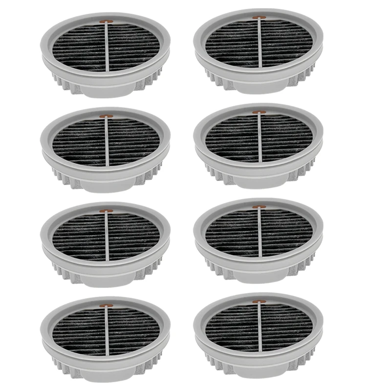 

8 PCS HEPA Filter Washable For Xiaomi Roidmi X20 / X30 / X30 / S2 / F8 Storm Pro Wireless Vacuum Cleaner