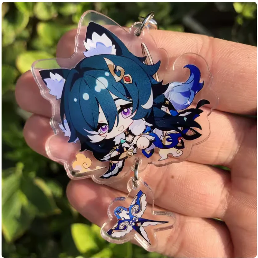 2024 аниме Honkai: звезда рельсовый брелок Imbibitor Lunae Robin Sunday авантюрин Светлячок