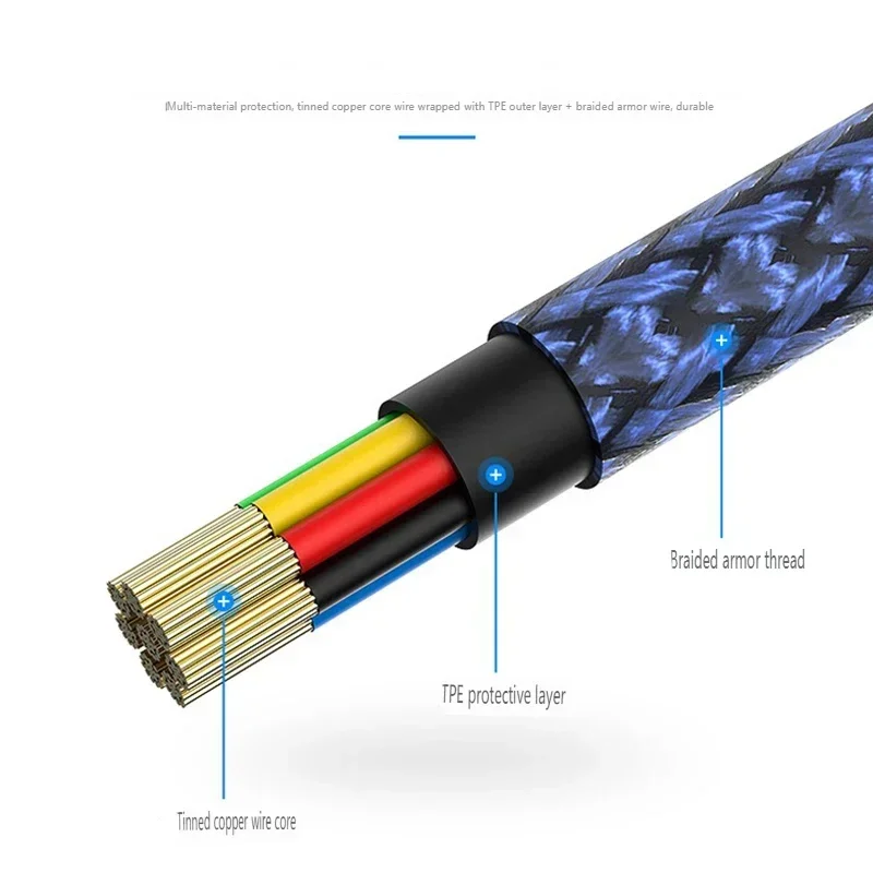 2 в 1 адаптер OTG типа C к USB PD 60 Вт быстрый разветвитель для кабеля QC преобразователь
