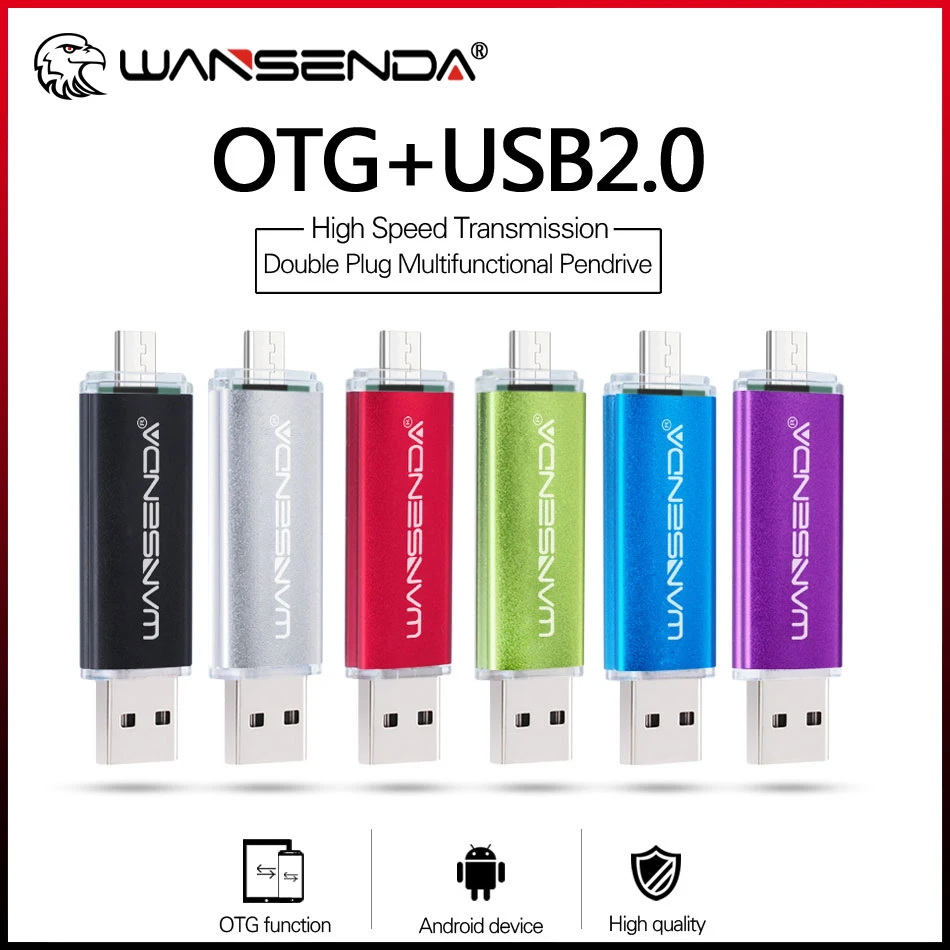 

WANSENDA металлический USB флеш-накопитель, 4 ГБ, 8 ГБ, 16 ГБ, 32 ГБ, 64 ГБ