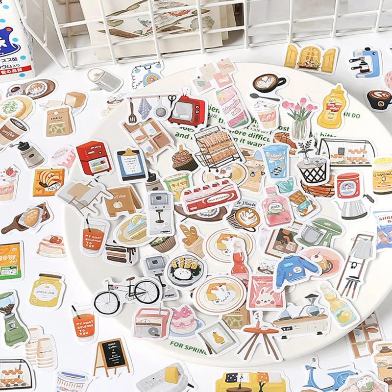 

100sheet Kawaii Stationery Stickers Diary Planner Decorative Mobile Scrapbooking Diy Notebook Journal Craft Stickers New