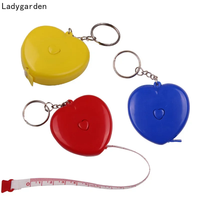 1 шт. портная линейка в форме сердца выдвижная измерительная для шитья тела