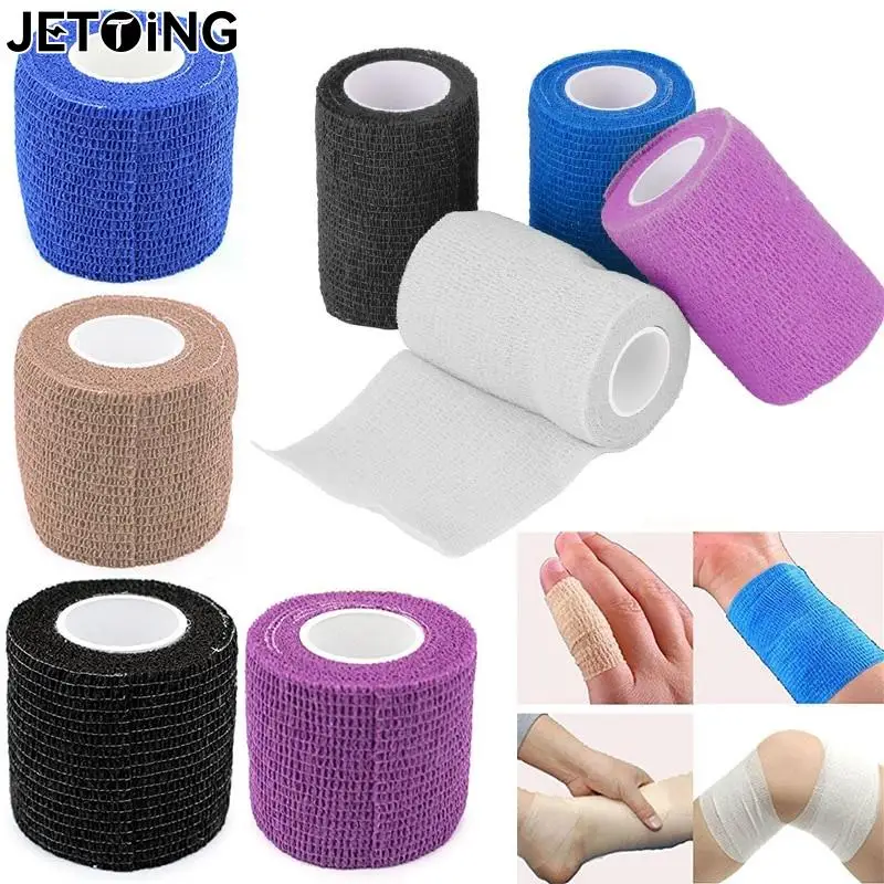 

Self Adhesive Elastic Bandage Camping First Aid Kit Emergency Bandage Sport Gauze Tape Survival Kit Wrap Tape Camping Equipment