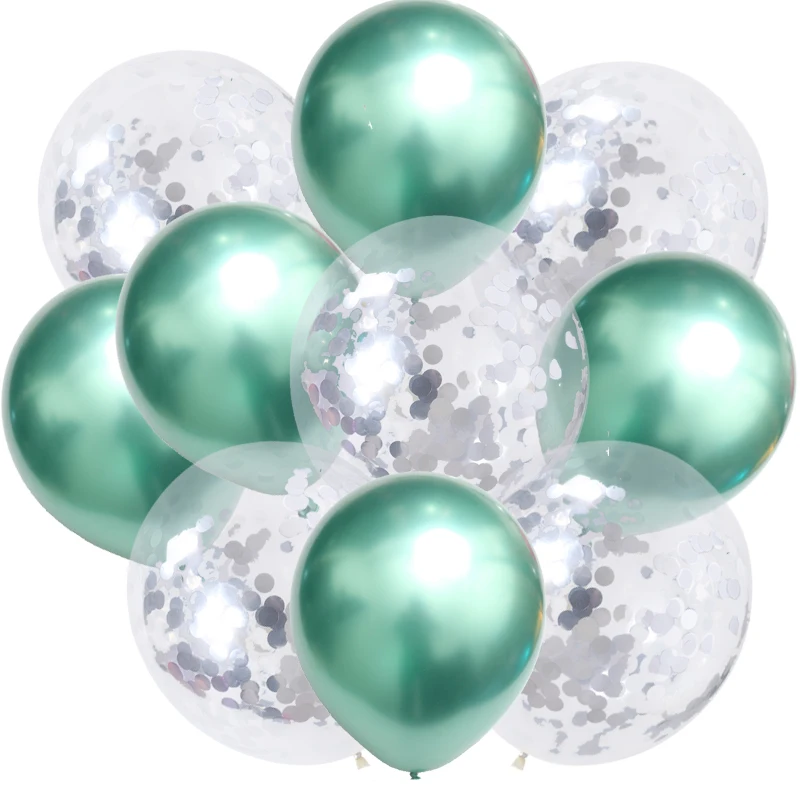 Хром металлические шары с конфетти DAWN
