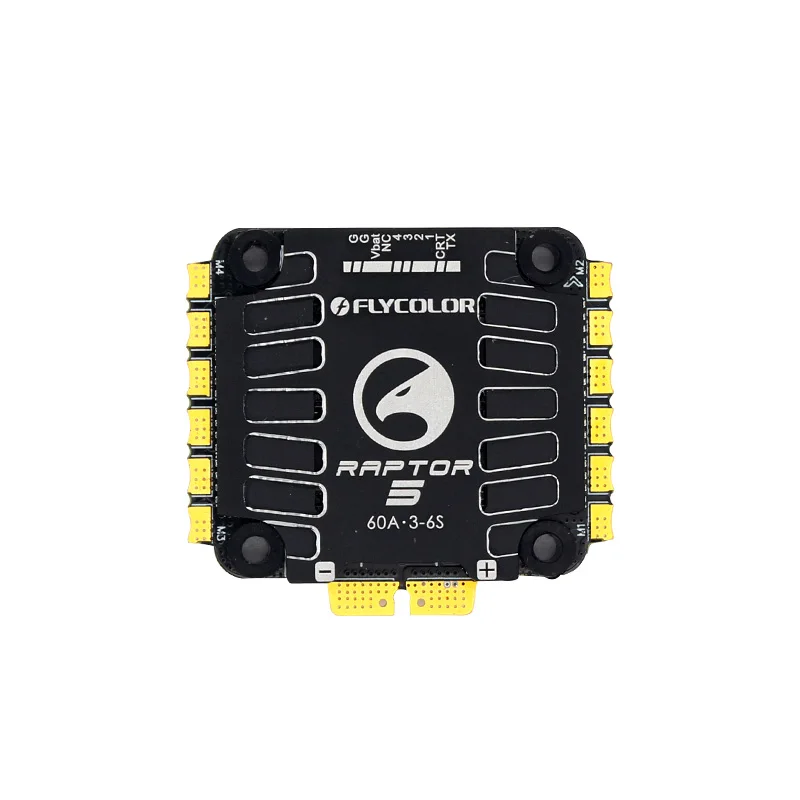 

1PCS Flycolor Raptor 5 G071 4in1 ESC PWM 128K Speed Controller with Heat Sink 60A 3-6S Electronic Regulator for RC FPV DIY Parts