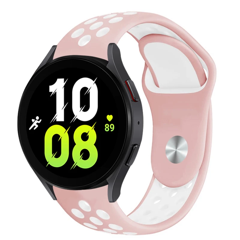 

Ремешок силиконовый для Samsung Galaxy watch 4/5/5 PRO/45 мм/Classic/46 мм/active 2/40 мм/44 мм, 20 мм 22 мм