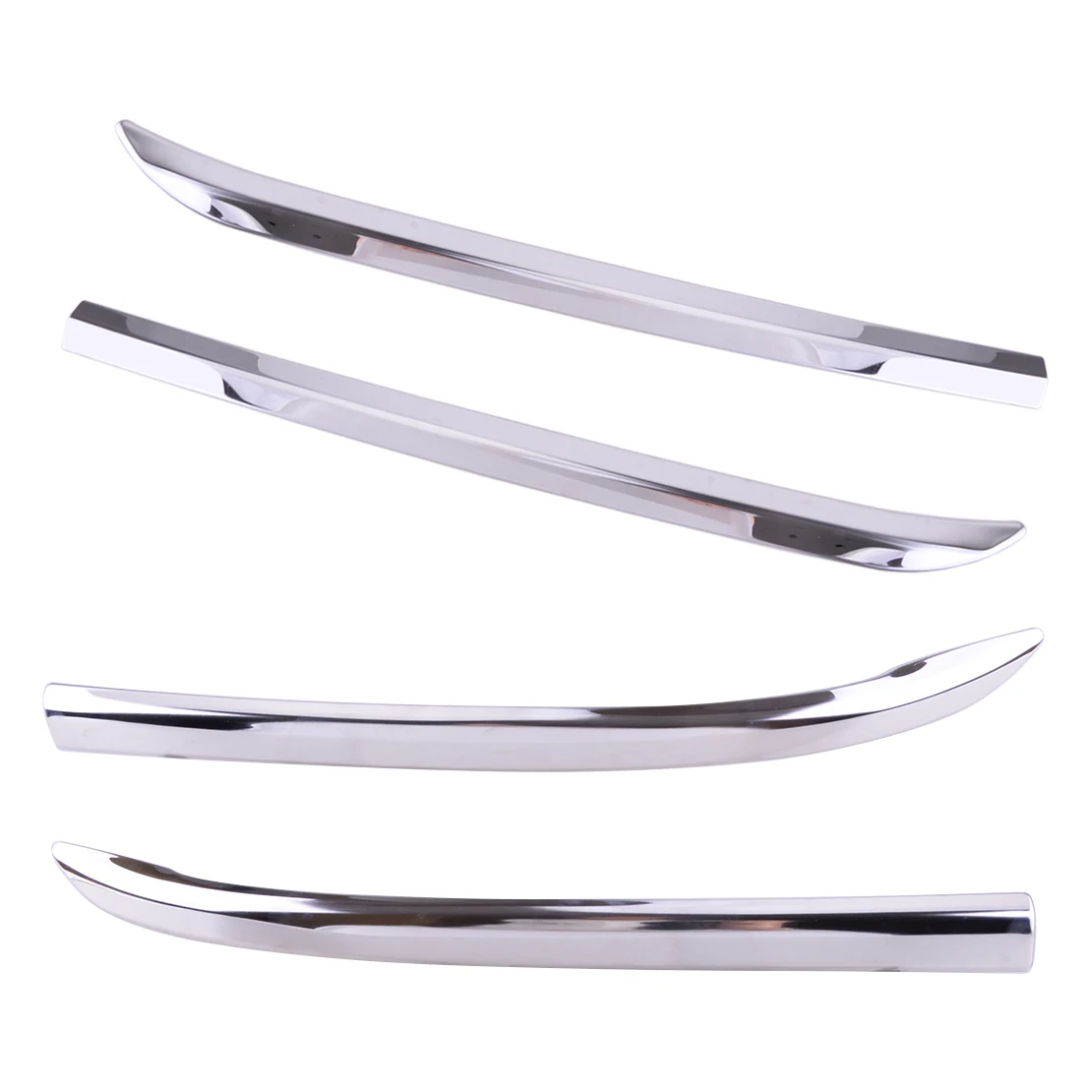 

1 Set Car Front & Rear Bumper Corner Cover Protector Trim Silver Stainless Steel Fit for Toyota Highlander Kluger 2021 2022