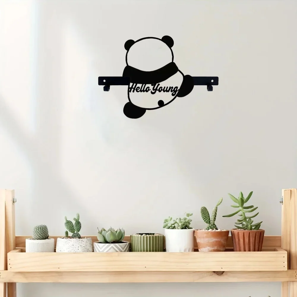 Функциональная Вешалка из кованого железа для ключей с поводком практичная