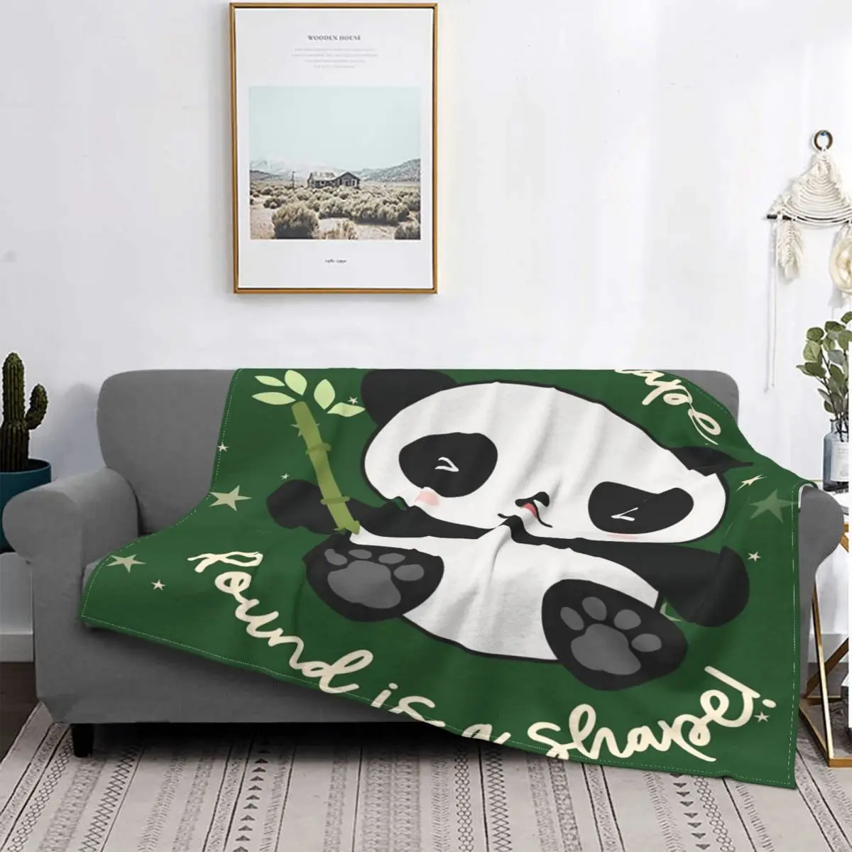 

Manta de muselina de felpa para niños, manta de muselina a cuadros con diseño de Panda-1, ideal para la cama, alfombra de oració