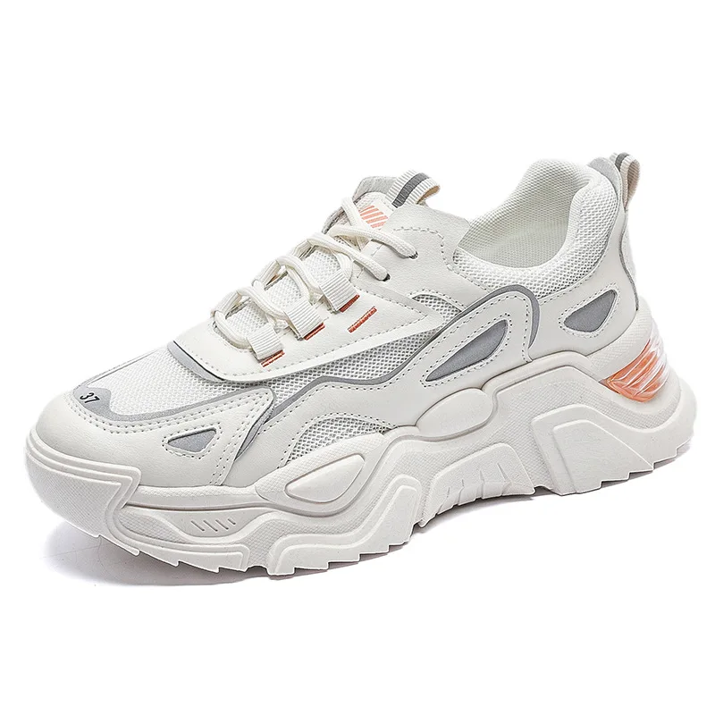 Dad Shoes Women's 2022 Spring and Autumn New Trendy Student Heightening Sneakers Running Casual Breathable Women Shoes