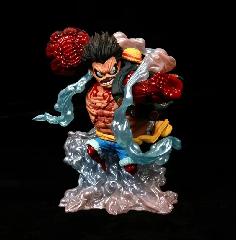 

Anime One Piece Monkey D Luffy GEAR Fourth Big Hand Battle Ver. GK PVC Action Figure Statue Collection Model Kids Toys Doll Gift