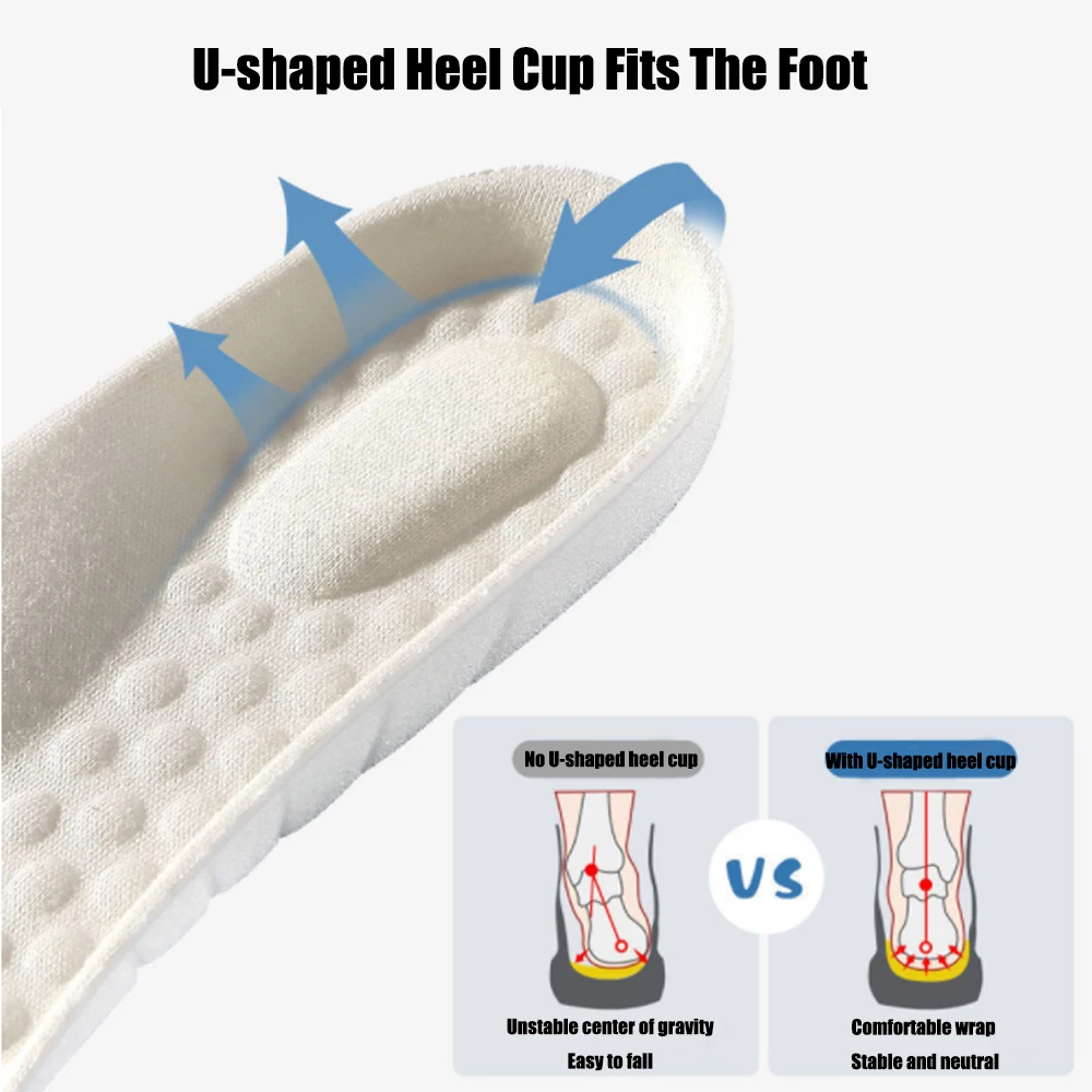 Kids Memory Foam Orthopedic Insoles for Children Soft Sport Running Shoe Insoles for Sneakers Flat Foot Arch Support Insert Sole