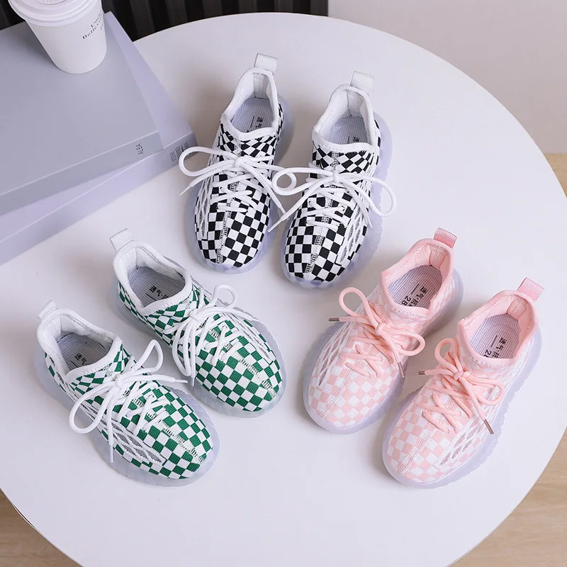 

Size 22-36 Baby Toddler Shoes For Boys Girls Breathable Mesh Little Kids Casual Sneakers Non-slip Children Sport Shoes tenis