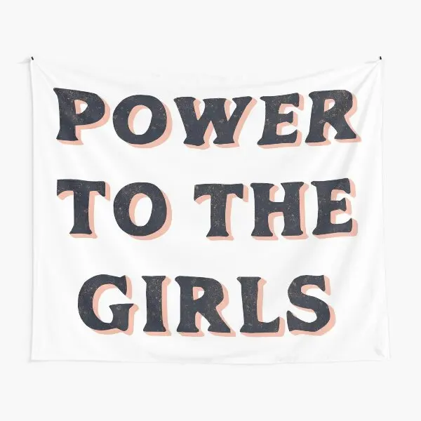 Гобелен Power To The Girls Дорожный Коврик искусство красивое висячее украшение для