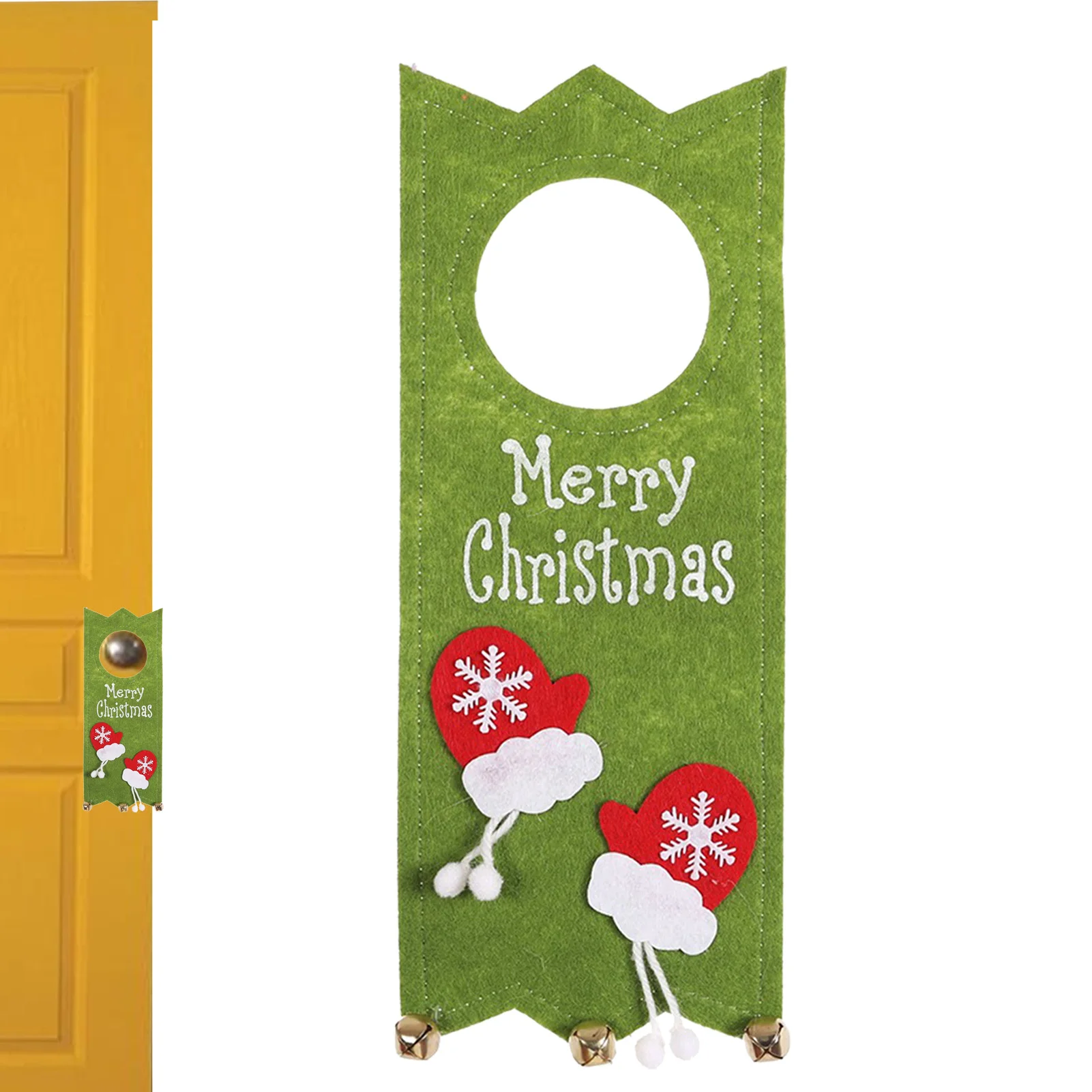 Подвеска на дверь Рождественская подвески Праздничные рождественские поделки