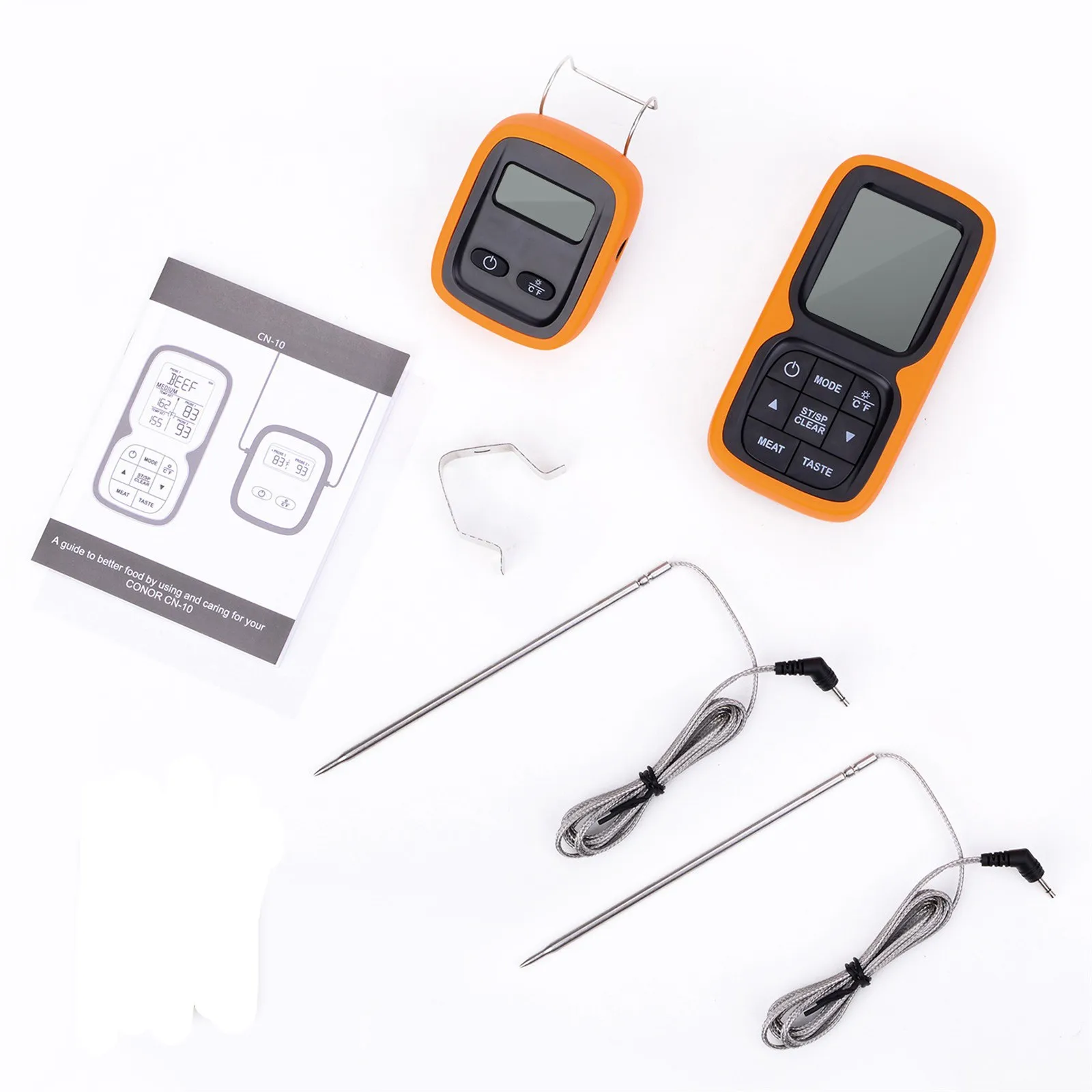 

Digital Dual Meat Pro with Wireless Remote Cooking Thermometer, Food Thermometer Kitchen Kitchen Gardget