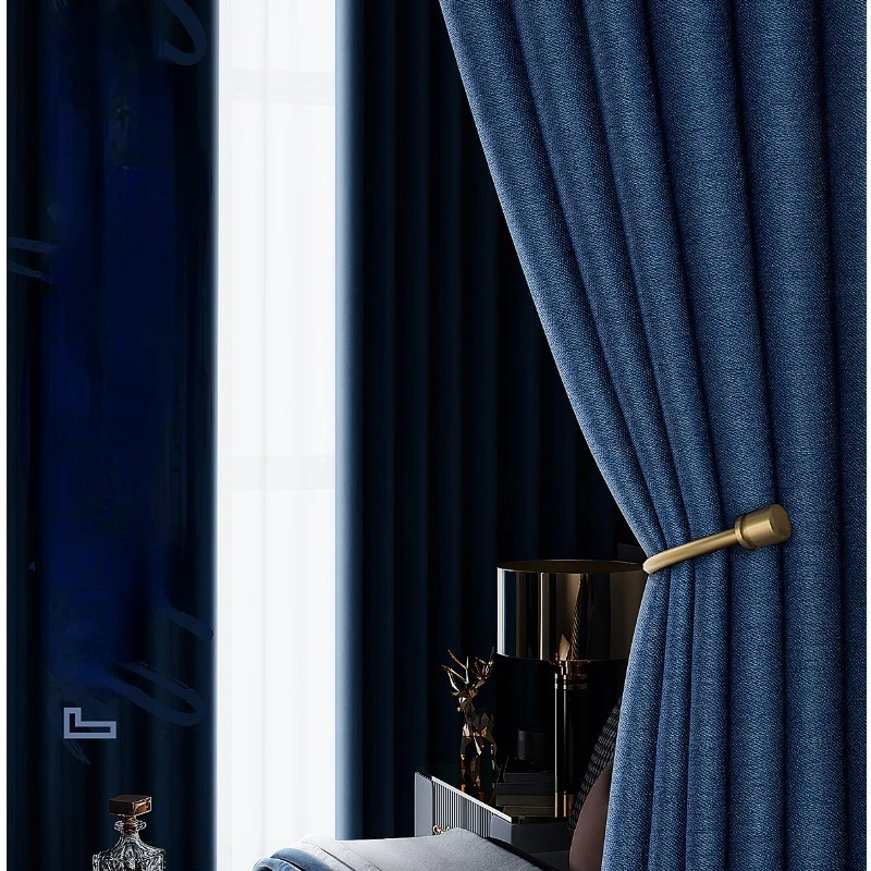 

Full Blackout Modern Curtains for Living Dining Bedroom Minimalist Light Luxury Heat Insulation and Sound Insulation Balcony