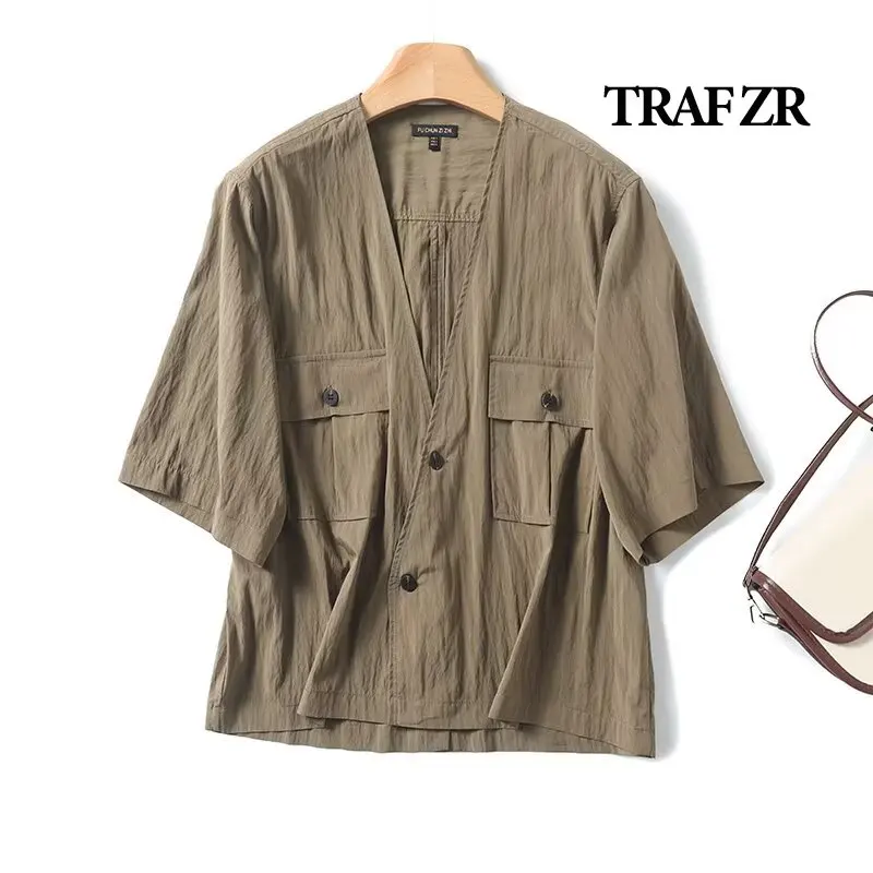 Женские футболки в стиле Харадзюку однотонные хлопковые с коротким рукавом и