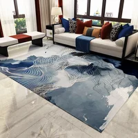 2022 2020 Chinese Style Soft Abstract Pattern Carpets for Living Room Large Size Thickened Area Rug Customize Floor Mats