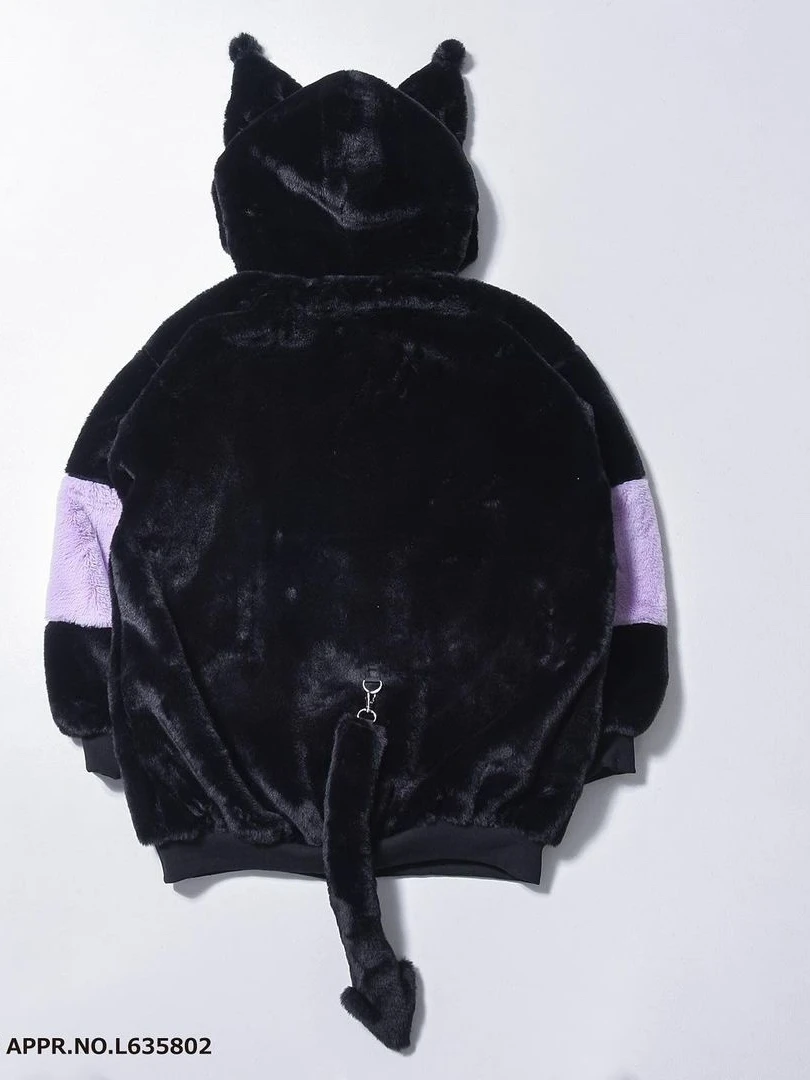 Harajuku Japanese Thickened Warm Cute Sweet Cool Plush Coat for Women Luxury Purple Fur Jacket Coats Autumn and Winter Clothes