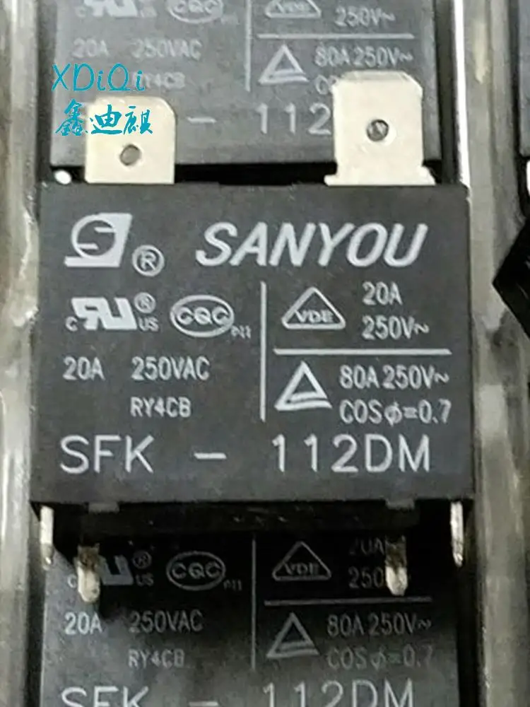 

12V Power Relay SFK-112DM 12VDC 20A 250VAC 4Pins For Air Conditioner