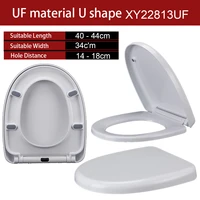 toilet lid seat cover u shape urea formaldehyde vitreous china slow close thicken high hardness quick install removal xy22813uf