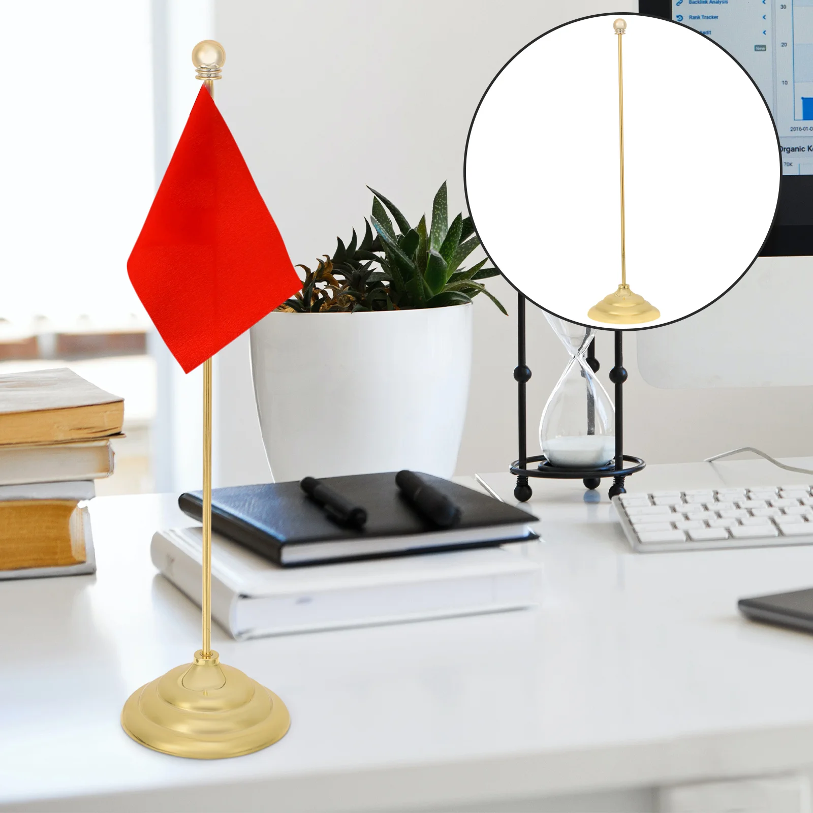 

Настольный флагшток, бытовая база, настольная подставка, комнатный держатель, декоративный компактный кронштейн из нержавеющей стали для офиса, вывеска