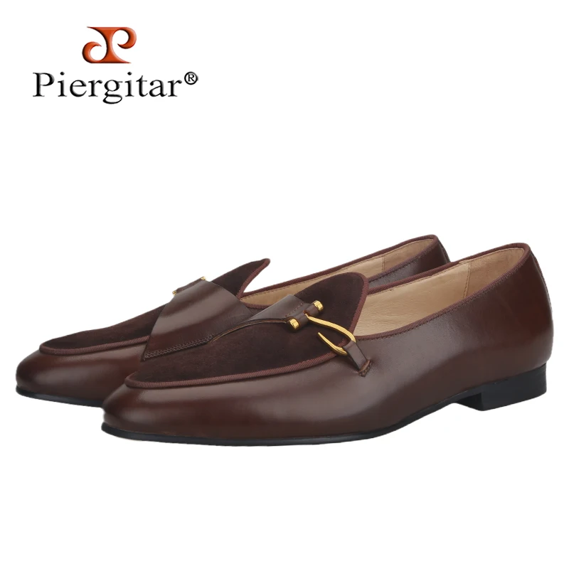 Бельгийские лоферы из телячьей кожи Piergitar полированные вручную британская