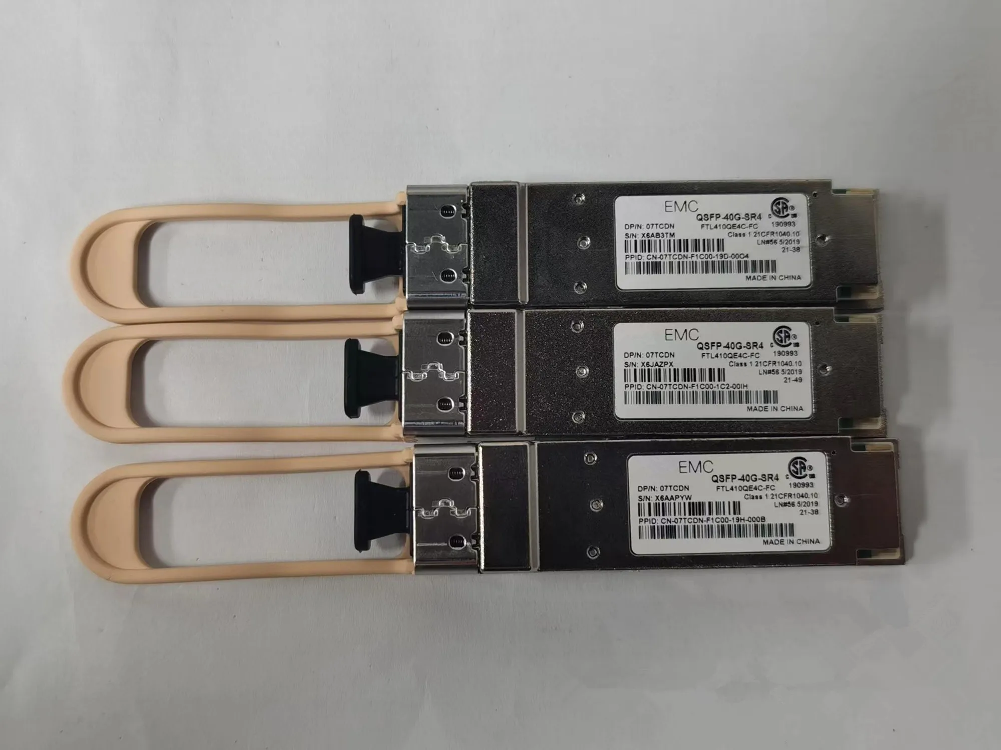 40GB Switch Adapter QSFP-40G-SR4 DEL-L FTL410QE4C-FC 07TCDN FTL410QE3C-FC MPO QSFP 40G Fiber Optical Module