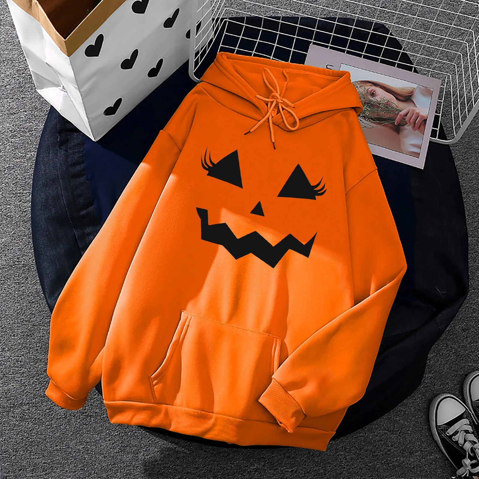 

Loose Halloween Sweater In Autumn and Winter Women's Plush Oversize Fashion Casual
